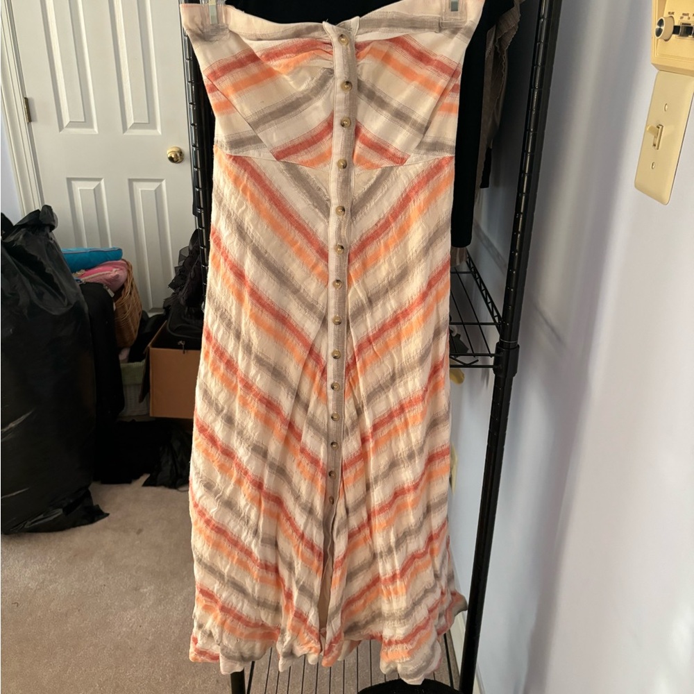 Free People strapless dress